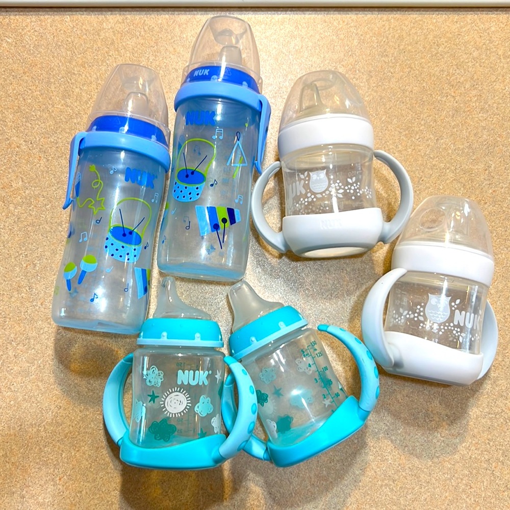 Nuk Sippy Cups, lot of 6
